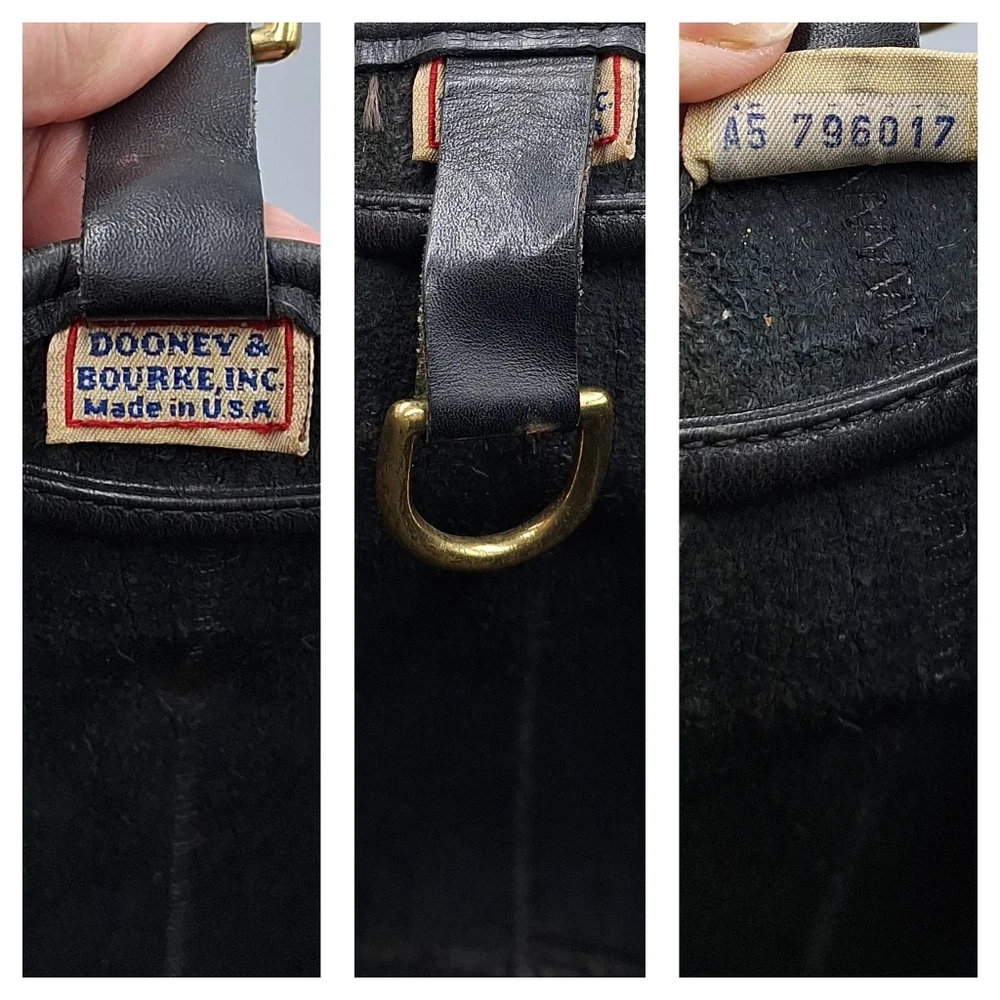 Vintage Dooney & Bourke Teton AWL Drawstring Bucket Bag - Picture 7 of 12